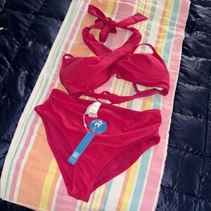 Cupshe Pink Bikini Set NWT!